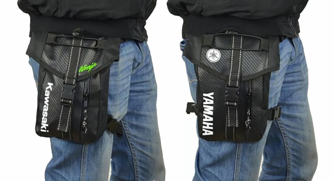 Bolso pierna motorista