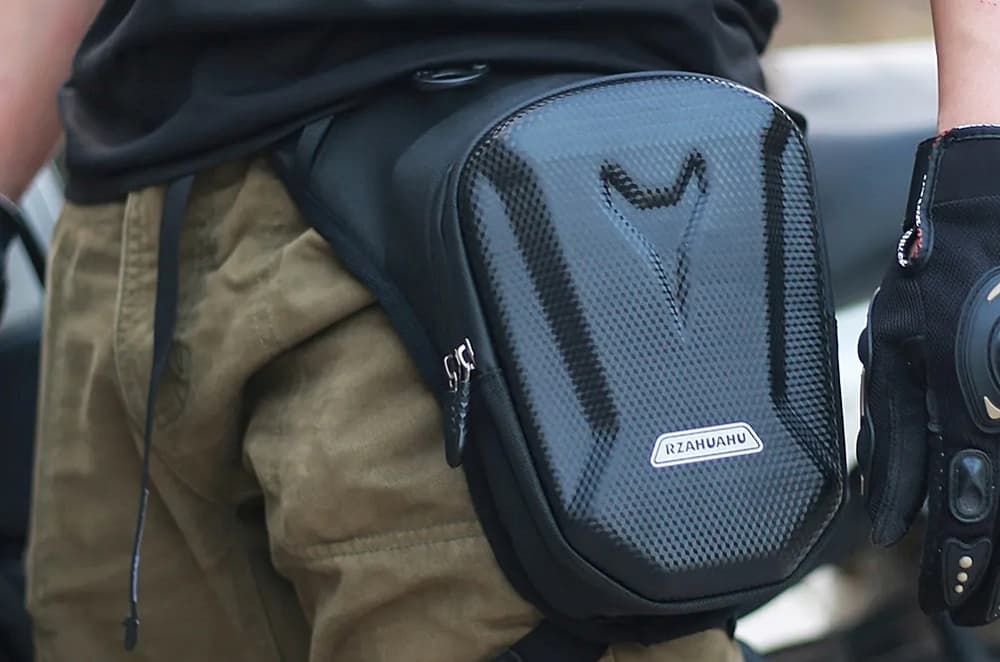 Bolso pierna motorista