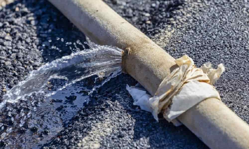Como tapar una fuga de agua con presion
