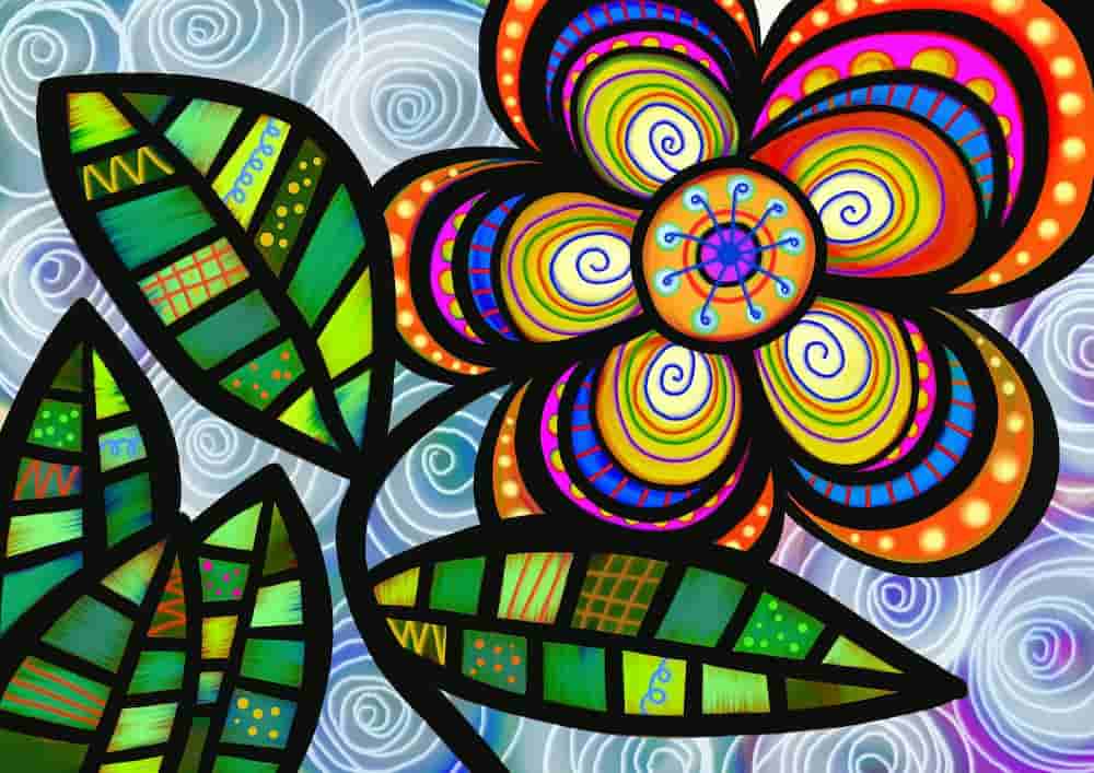 Cuadros modernos de flores