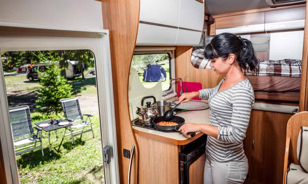 Mueble cocina camping