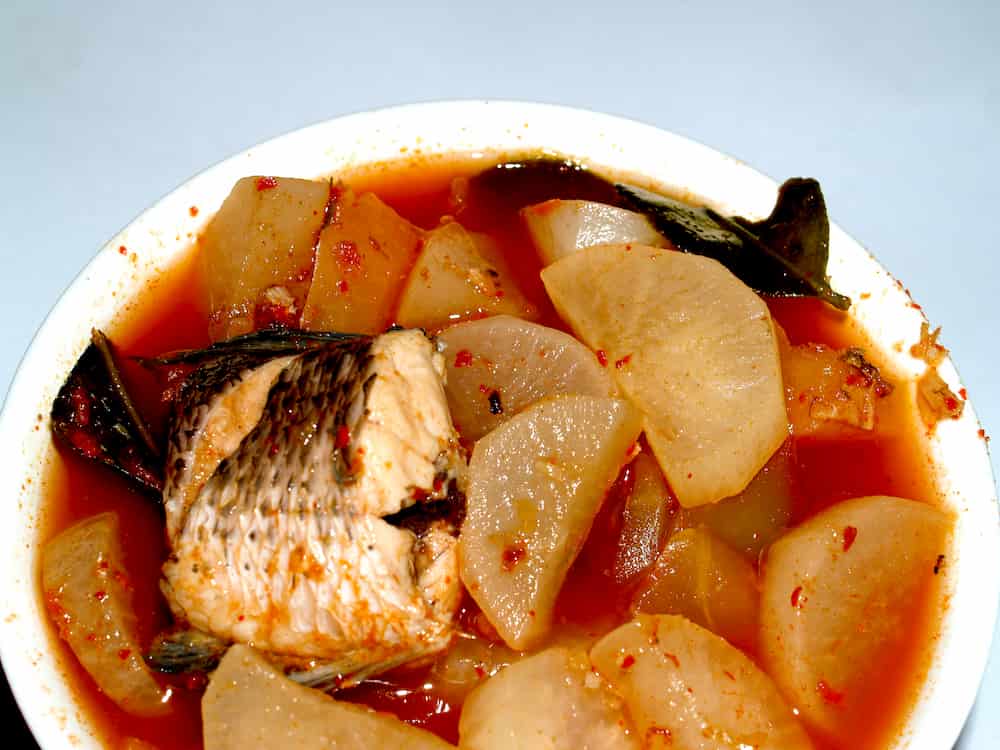 Pescado a la portuguesa