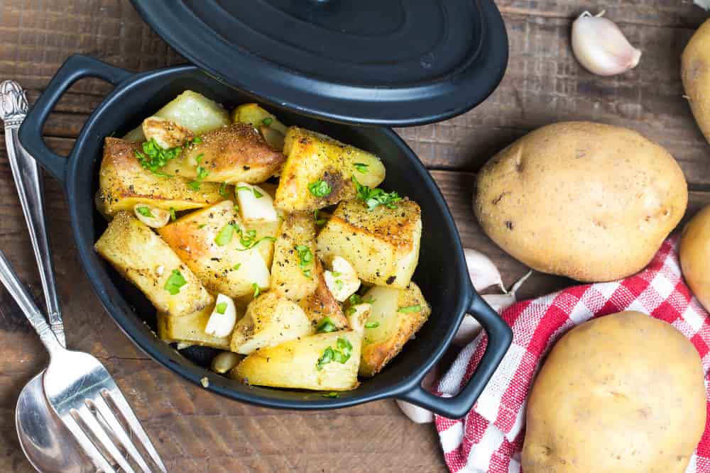 Patatas asadas en freidora de aire