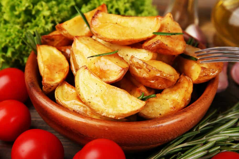 Patatas asadas en freidora de aire