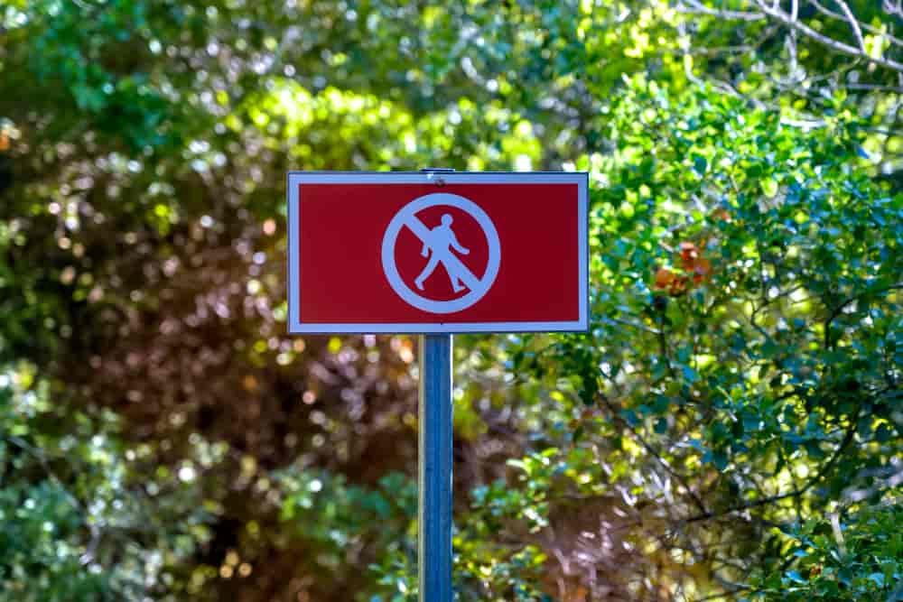 Prohibido el paso