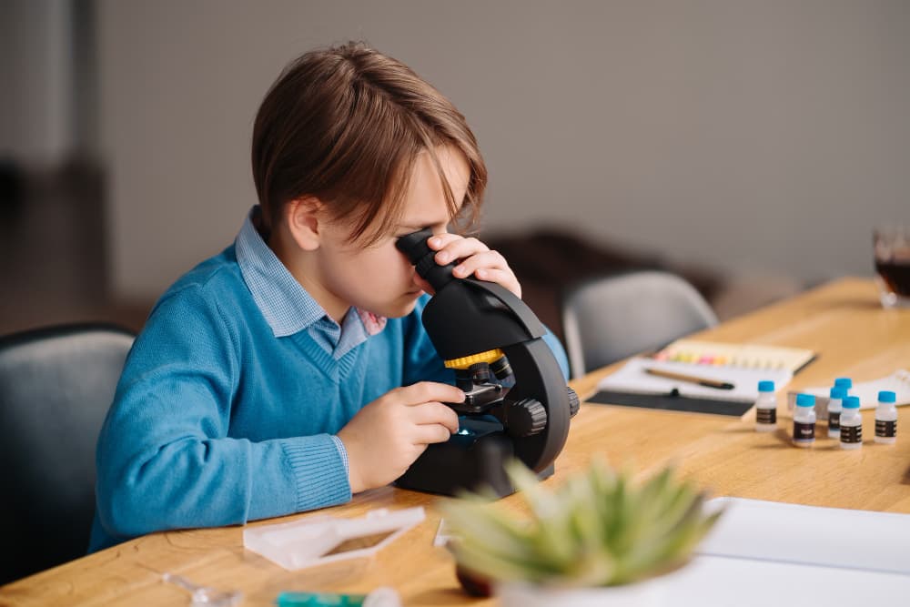 Microscopio para niños