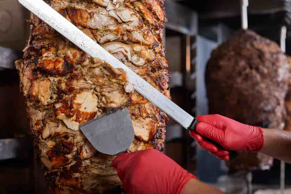 Como hacen la carne de kebab